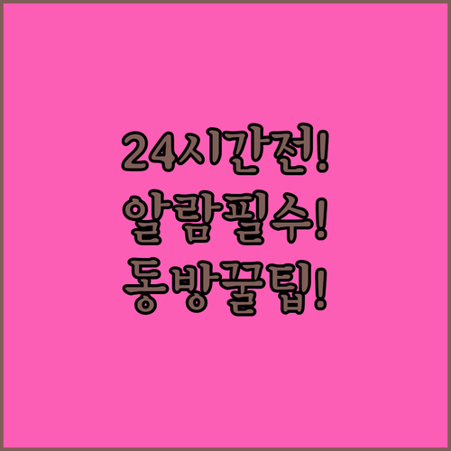 중국동방항공 국제선 온라인 체크인 24시간 전 알람 설정 필수