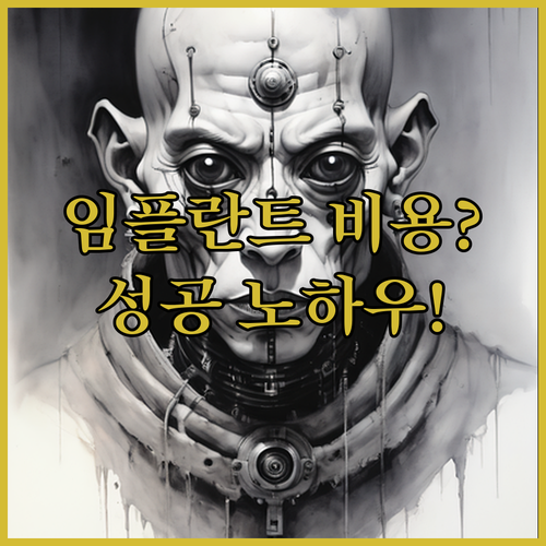 무치악 임플란트 비용 산출 근거와 성공적인 수술 노하우