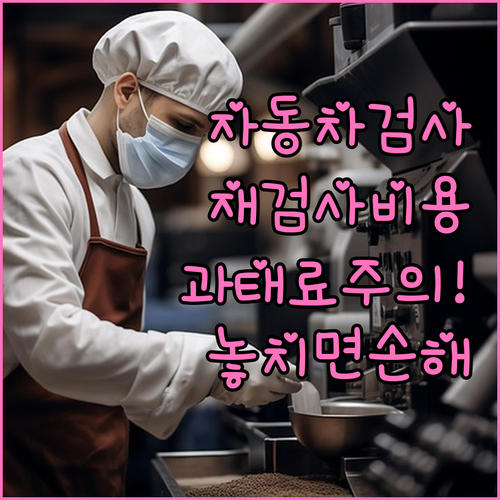 자동차검사 재검사 비용과 과태료 발생 여부 확인